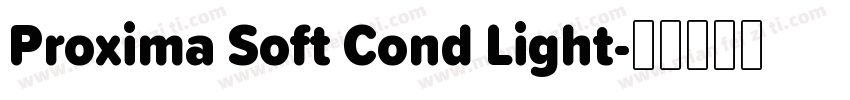 Proxima Soft Cond Light字体转换